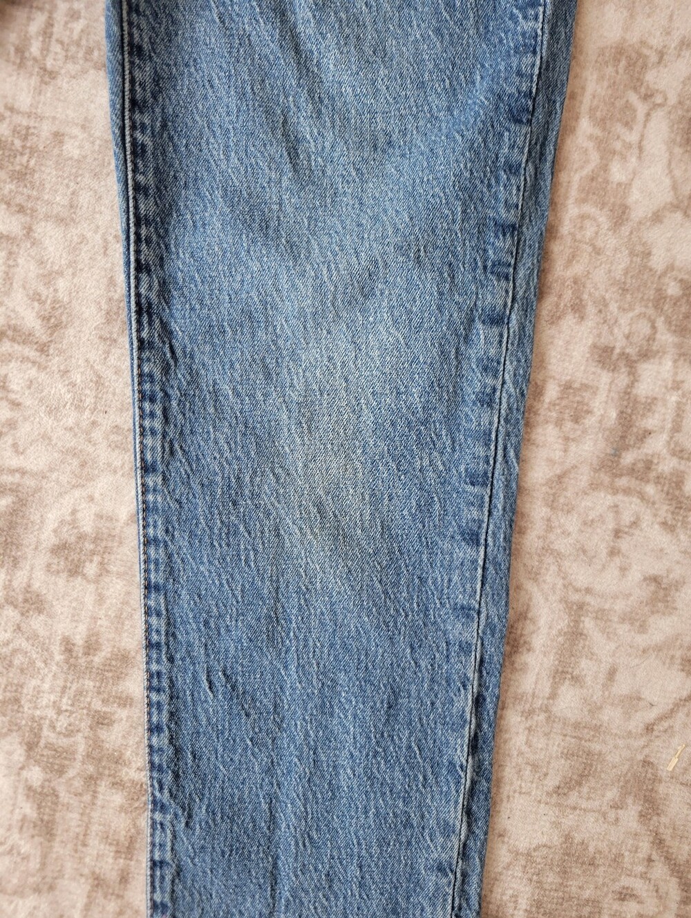 Madewell Women 25 Classic Straight Jeans High Rise Medium Wash Light Distressing - Picture 3 of 7